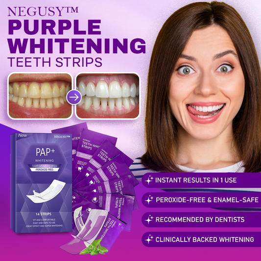 NEGUSY™ Purple Whitening Teeth Strips