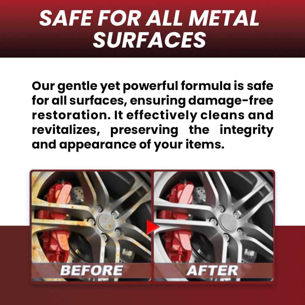 🔥 Seurico™ Immediate Brilliance Metal Cleaner and Rust Eliminator ✨ (For tools, fences, doors, vehicles, kitchenware, and more)