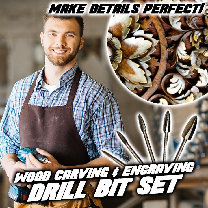 Seurico™ Woodworking Carving and Engraving Drill Bit Kit