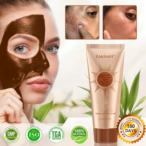 šµļø Zakdavi⢠Radiant Whitening & Spot Eraser MaskāØ| For Face and Body - Formulated with natural ingredients to permanently eliminate age spots, freckles, sun spots, and liver spots.