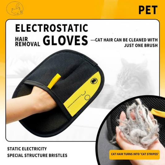 ✨ Pet hair remover Electrostatic gloves