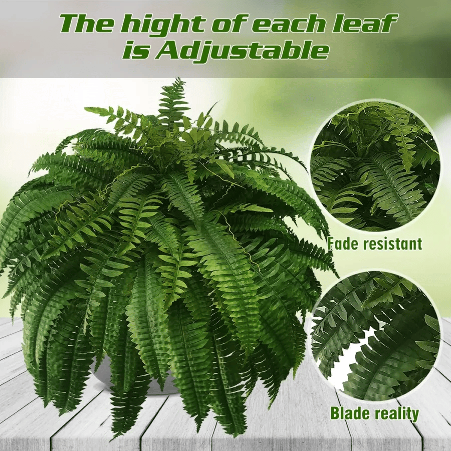❗❗❗Final Day! Massive 75% Discount on Sun-Defying, Hyper-Realistic Boston Ferns