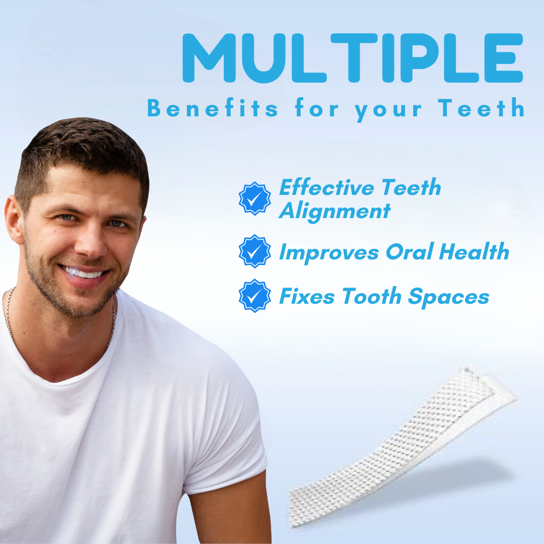 Zakdavi™ Whitening & Aligning Strips – Achieve a Perfect Smile in Less Than a Month, No Braces Needed!