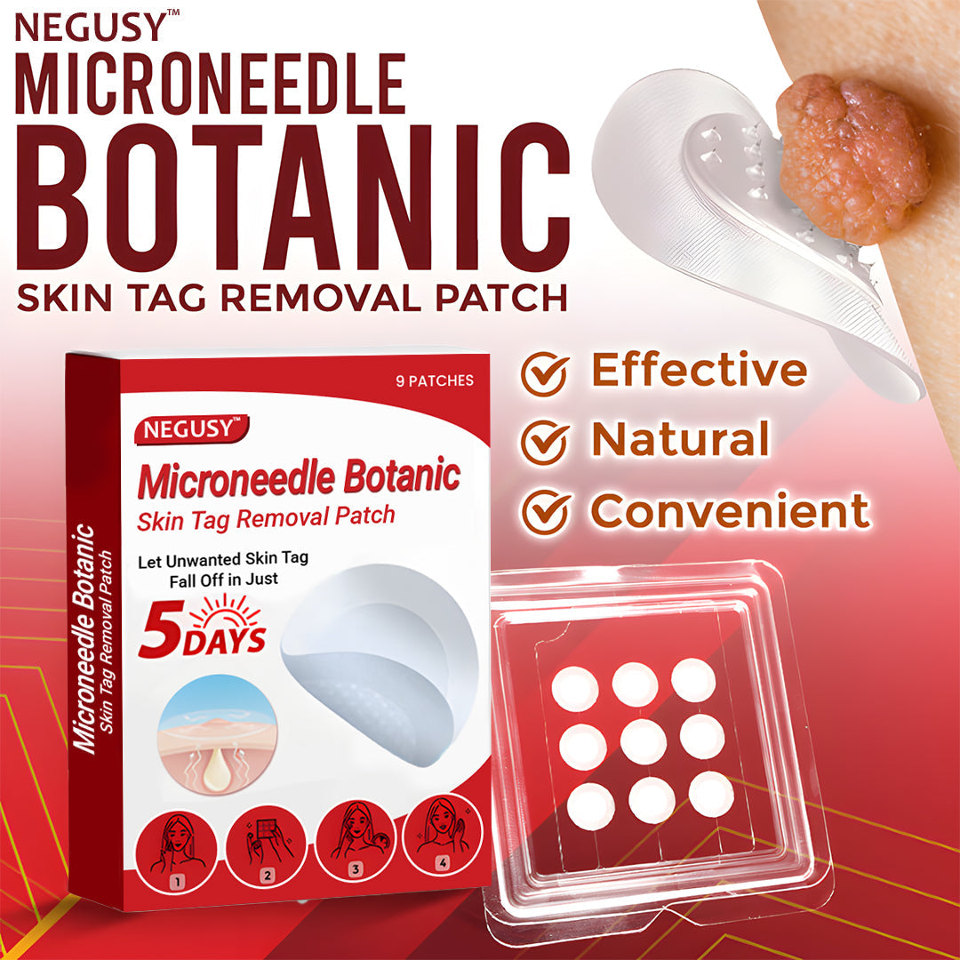 🔥Limited Time Discount🌿 Negusy™ MicroNeedle Skin Tag Remover Patch – Plant-Based & Painless