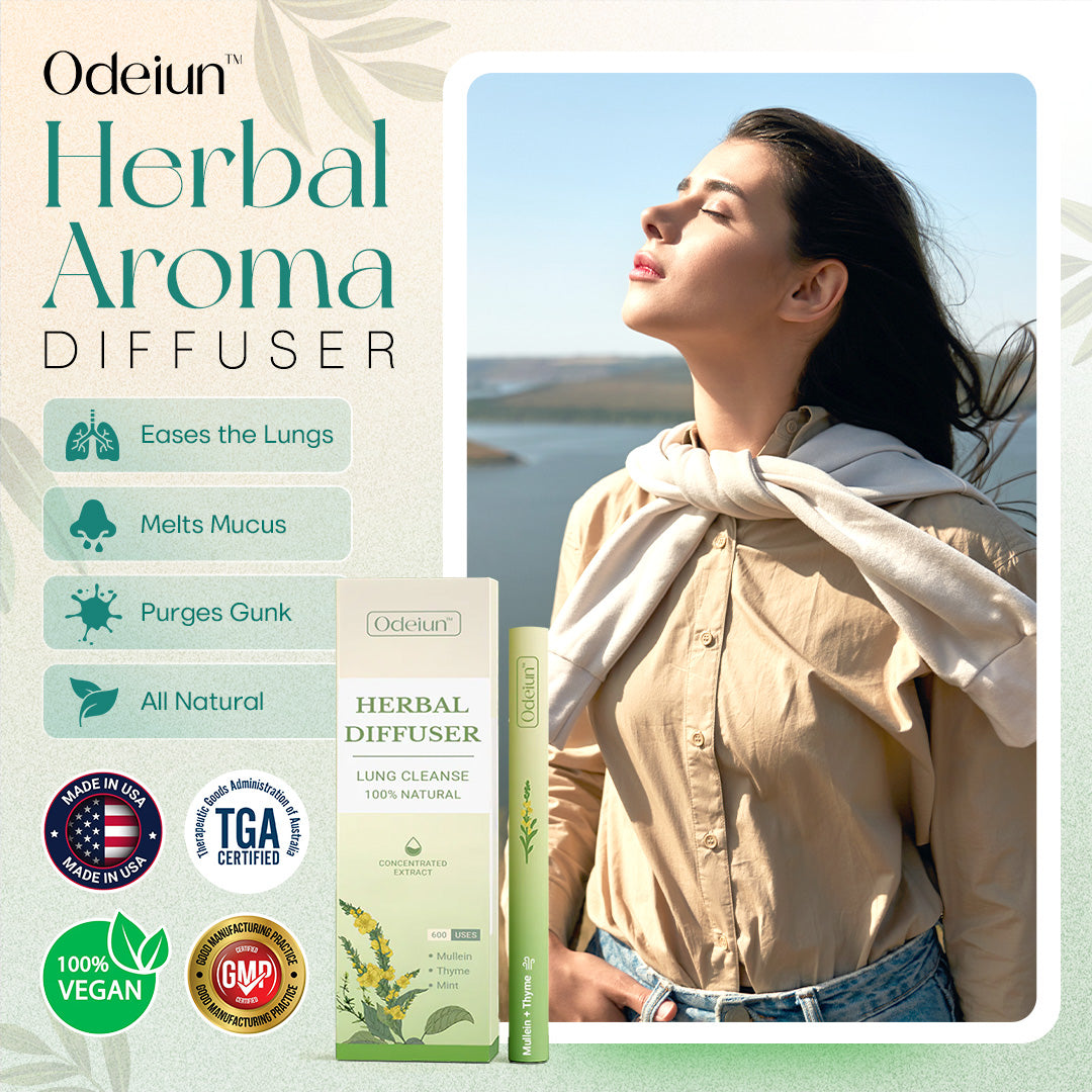Odeiun™ Herbal Diffuser – 600 Uses