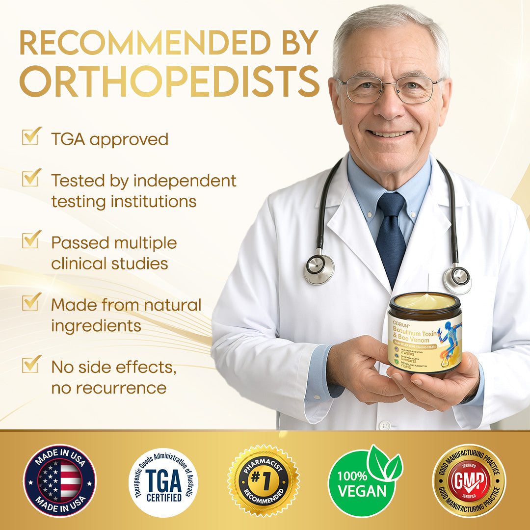 Odeiun™ Orthopedic Cream | AAOS-Inspired Pain Relief & Bone Support with Bee Venom + Botulinum