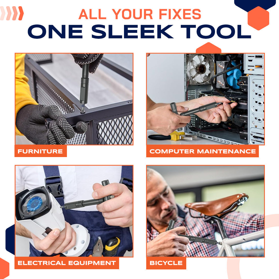 ๐ฅ 24-in-1 Magnetic Ratchet Screwdriver Set โ Compact, Portable & Versatile