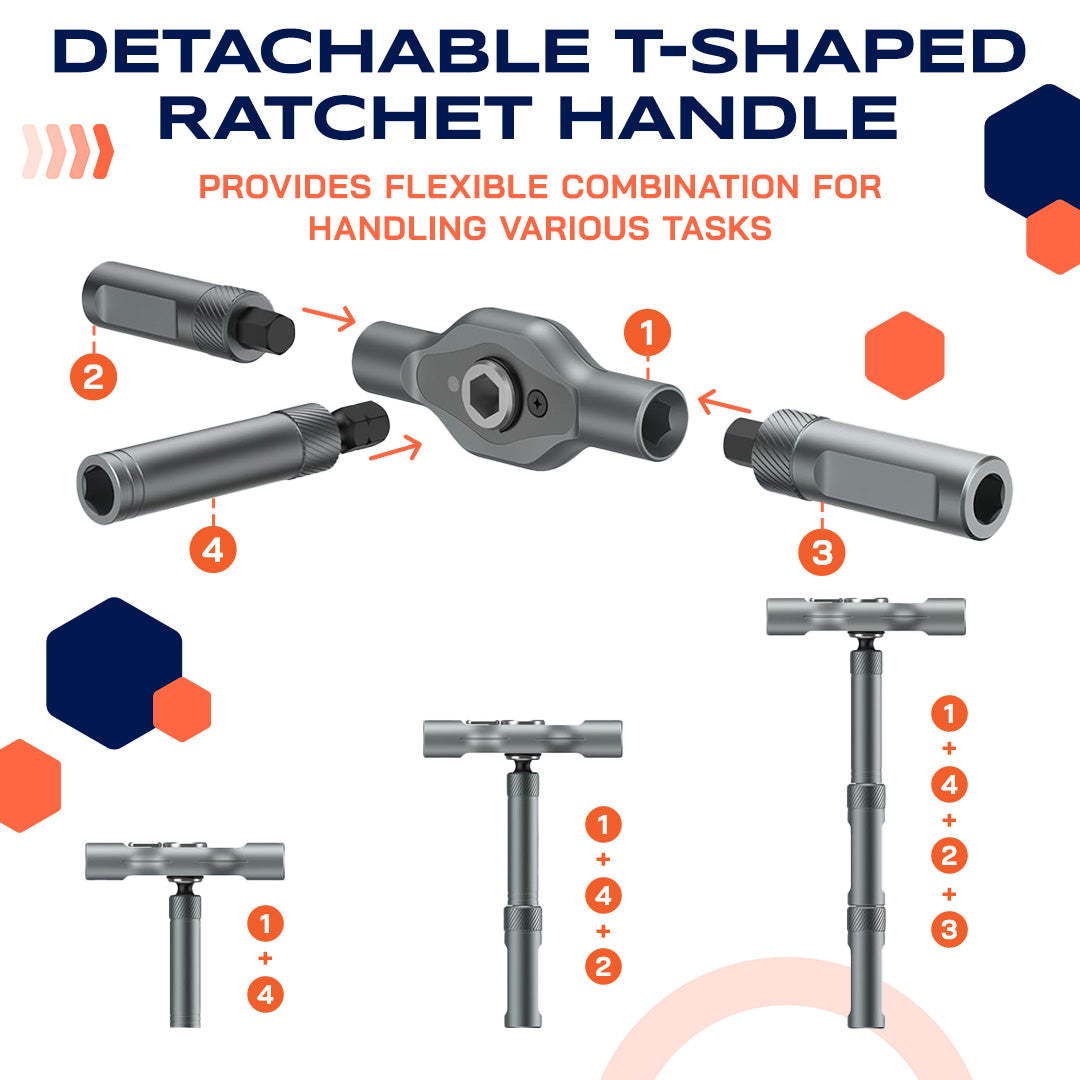 ๐ฅ 24-in-1 Magnetic Ratchet Screwdriver Set โ Compact, Portable & Versatile