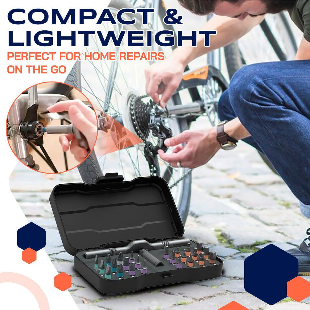 ๐ฅ 24-in-1 Magnetic Ratchet Screwdriver Set โ Compact, Portable & Versatile