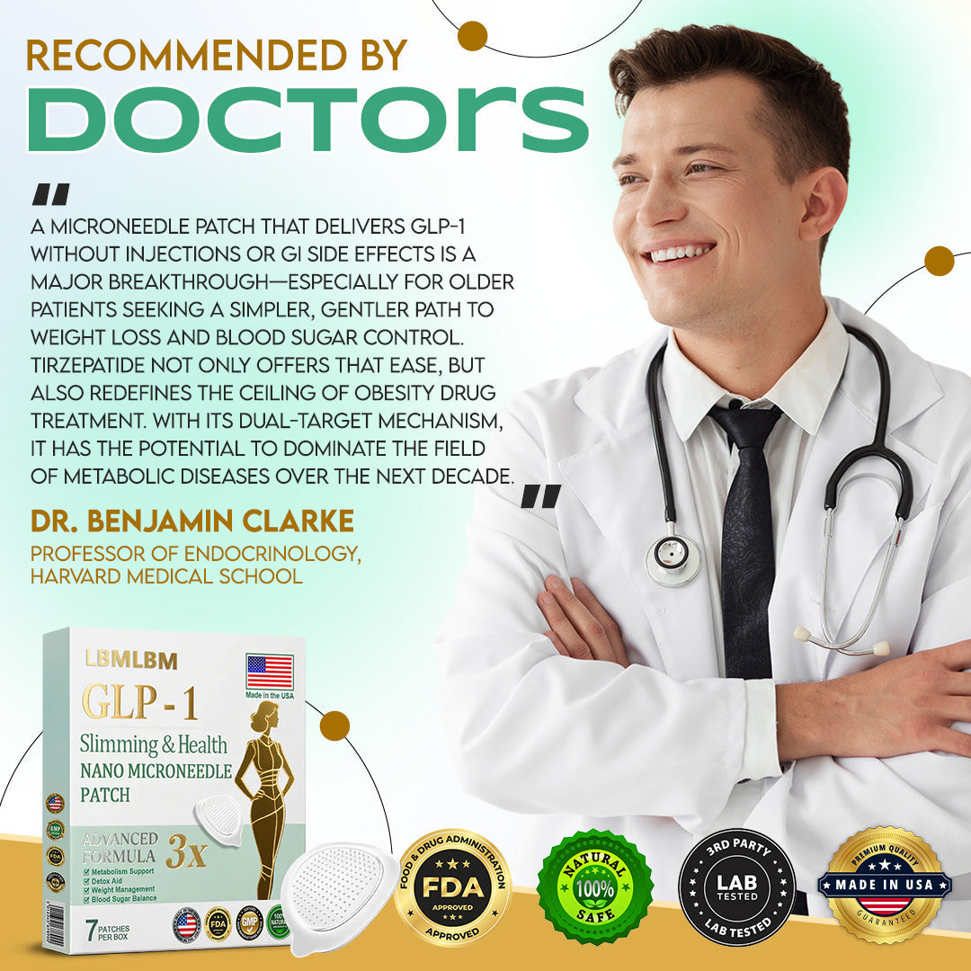 LBMLBM™ NIDDK-Tirzepatide Slimming & health NANO MICRONEEDLE PATCH🇺🇸👨⚕️(Zero Pain, 24/7 Release | Lose 20lbs FAST | 90% Sugar Drop | )