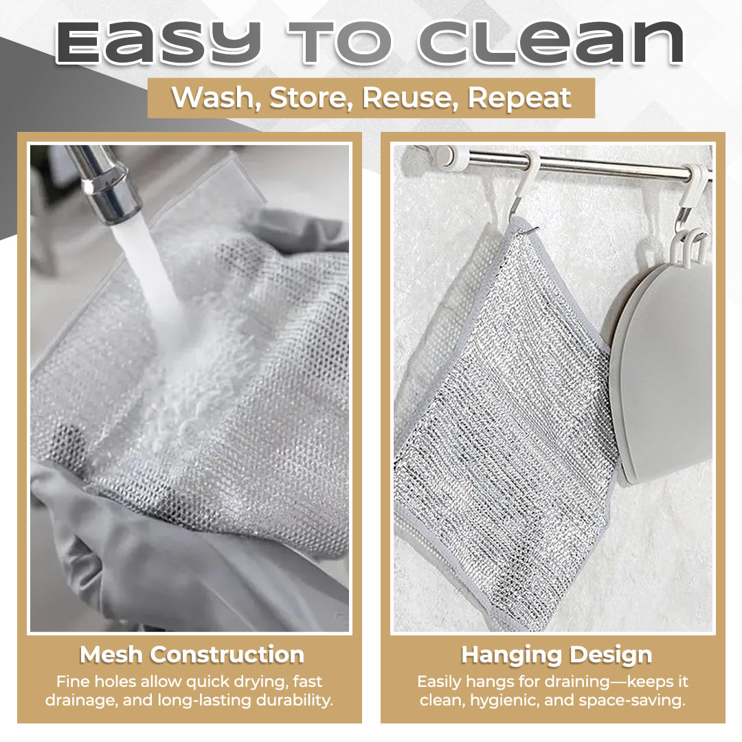 🔥Multipurpose Thread Miracle Cleaning Cloths