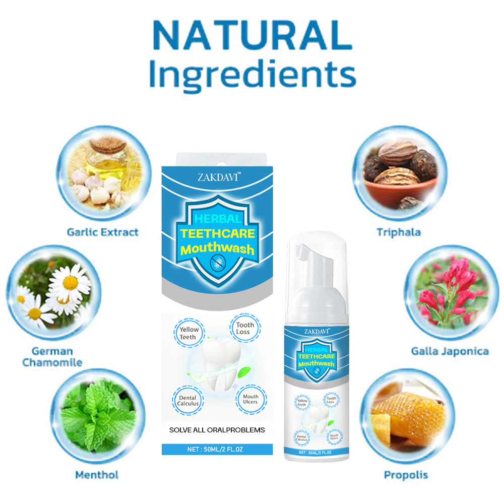 Zakdavi™ Herbal TeethCare Mouthwash - Target Multiple Oral Problems