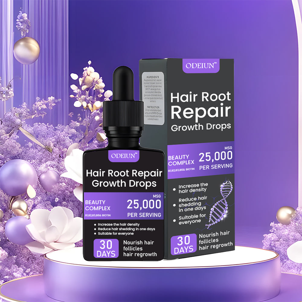 Odeiun™ ✨👩🔬 Odeiun™ Hair Root Repair Growth Drops – Fast Hair Growth, Repair Damaged Follicles, Restore Thick and Healthy Hair⚡