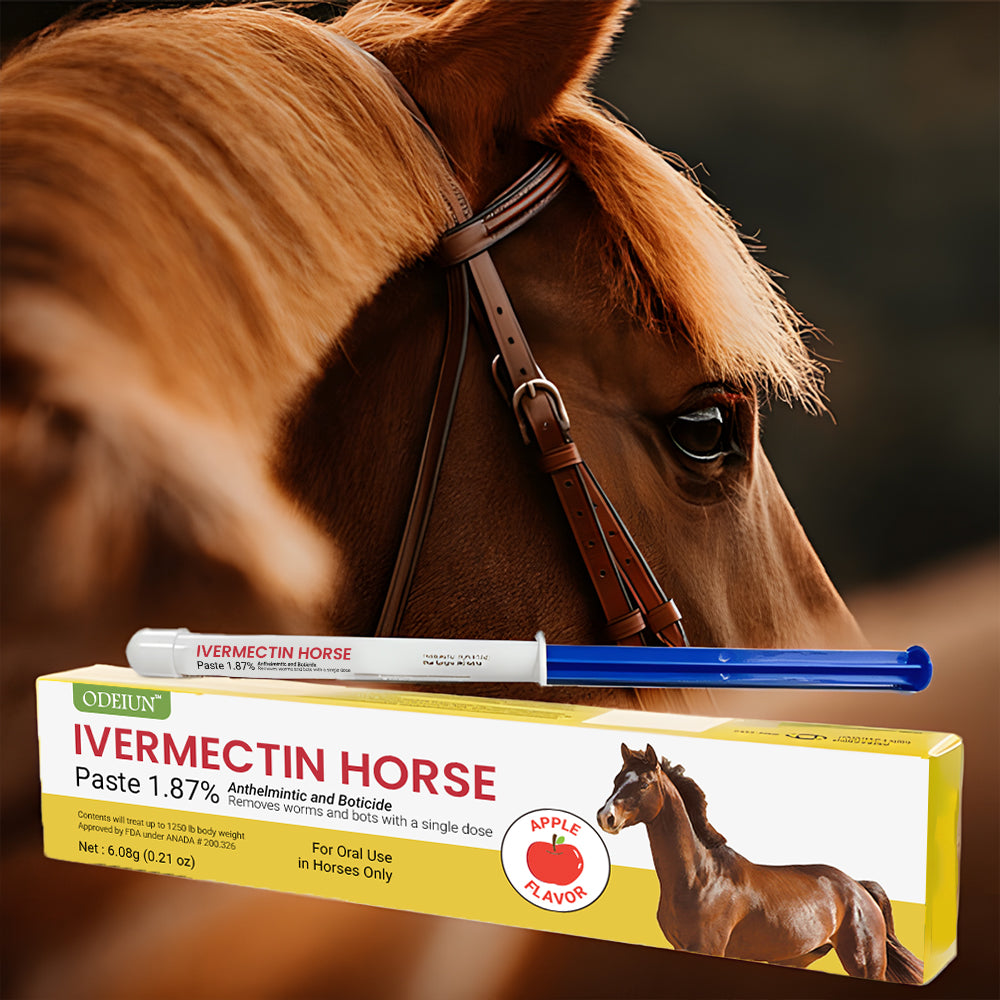 🔥 Last Day 49% OFF – Ivermectin Horse Dewormer Paste 1.87% (6.08g Tube)
