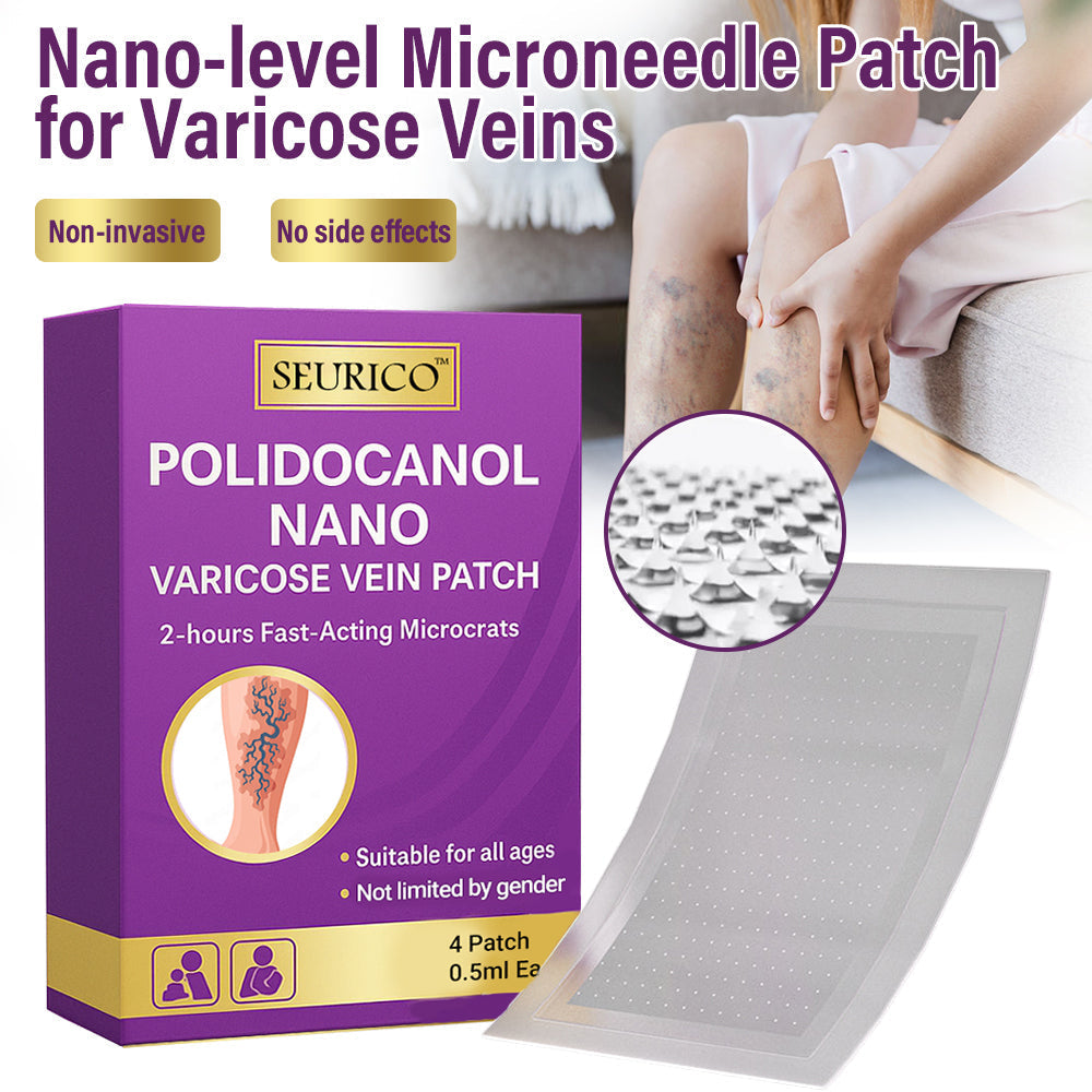 Seurico™ Polidocanol Nano Varicose Vein Relief Patch 👩🏼⚕️ Clinically Recommended by NICE (National Institute for Health and Care Excellence)