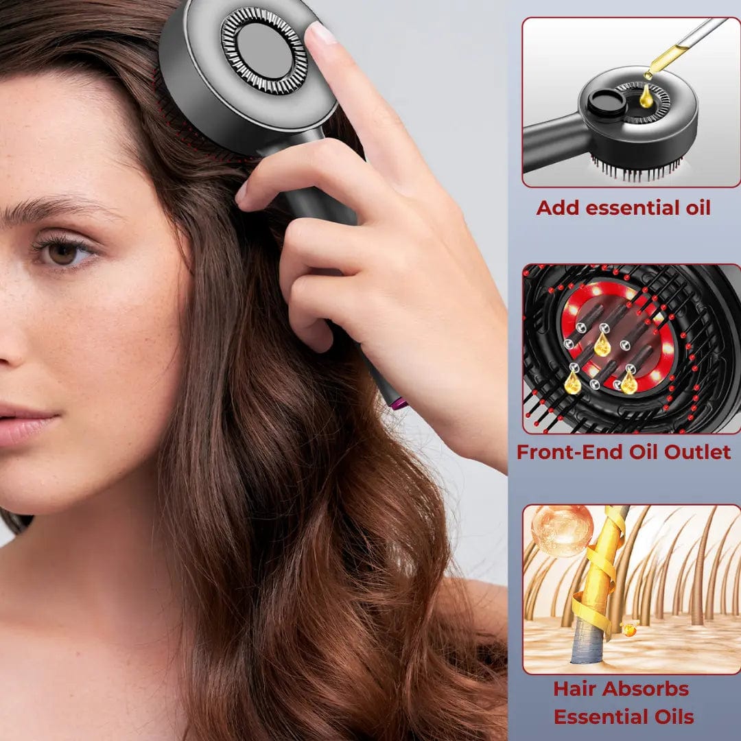 Red Light Therapy Electric Scalp Massager:Stimulate Hair Growth, Soothe Your Scalp, and Enjoy a Spa-Like Relaxation Experience!
