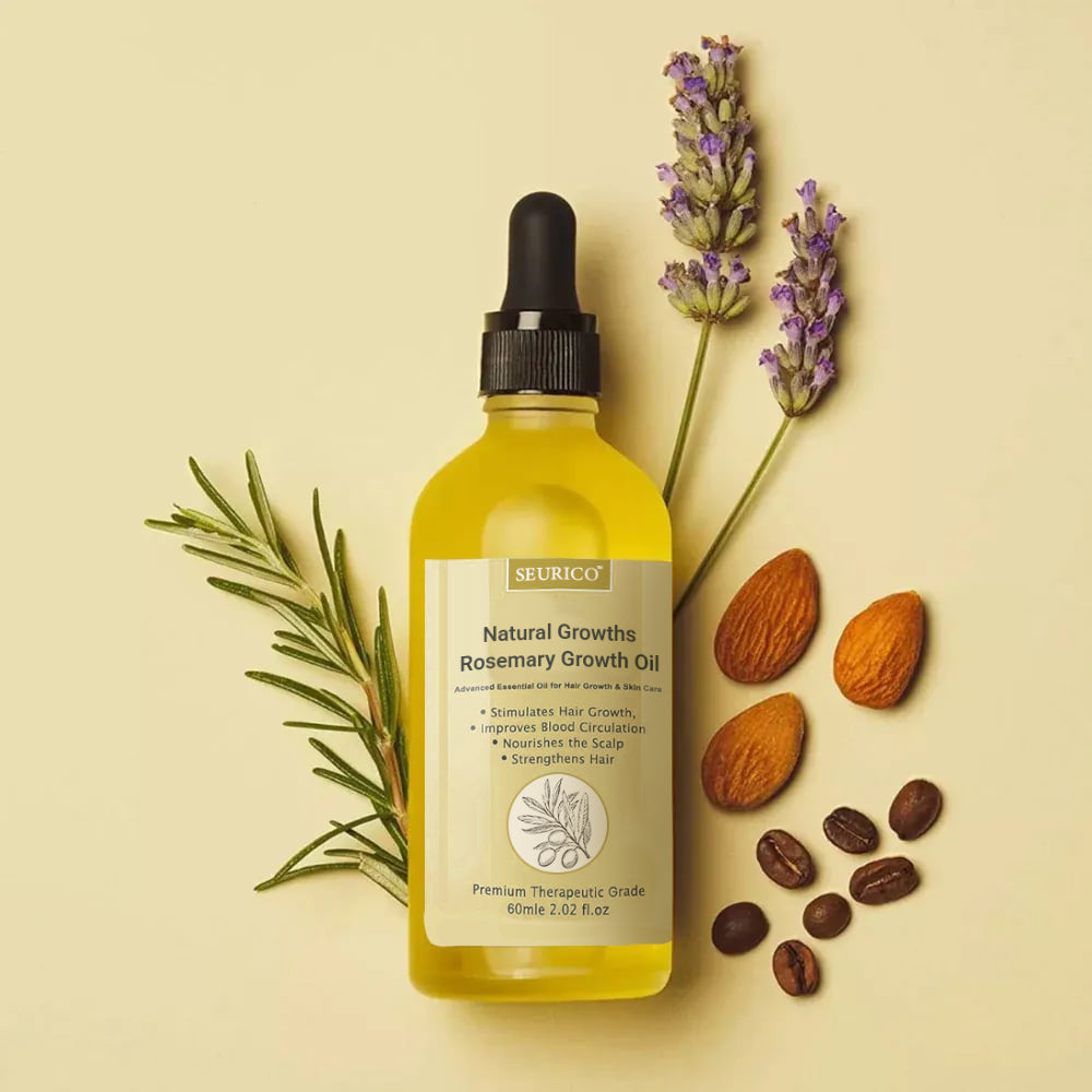 🌟 Last Day Sale – 80% OFF! 🌟Seurico™ Rosemary Hair Growth Oil 100% Natural Hair Growths