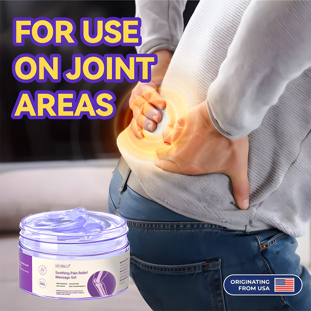 👨⚕️Official Store: Seurico™ Turmeric & Emu Oil Arthritis Soothing Pain Relief Massage Gel 👨⚕️American Orthopaedics (AAOS) Approved