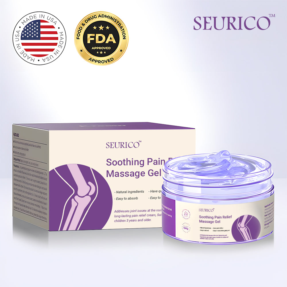 👨⚕️Official Store: Seurico™ Turmeric & Emu Oil Arthritis Soothing Pain Relief Massage Gel 👨⚕️American Orthopaedics (AAOS) Approved