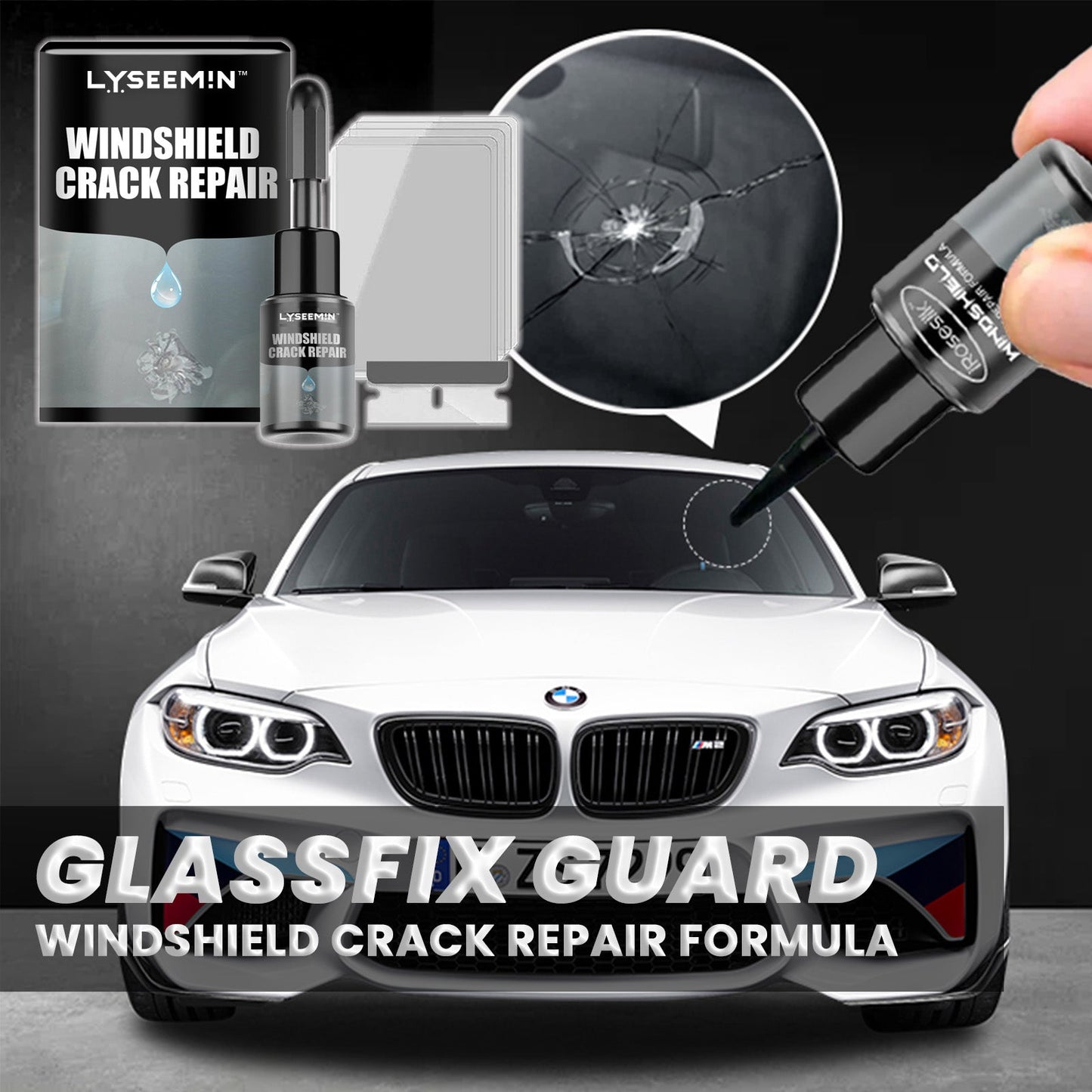 Seurico™ GlassFix Guard: 2024 Windshield Crack Repair Formula