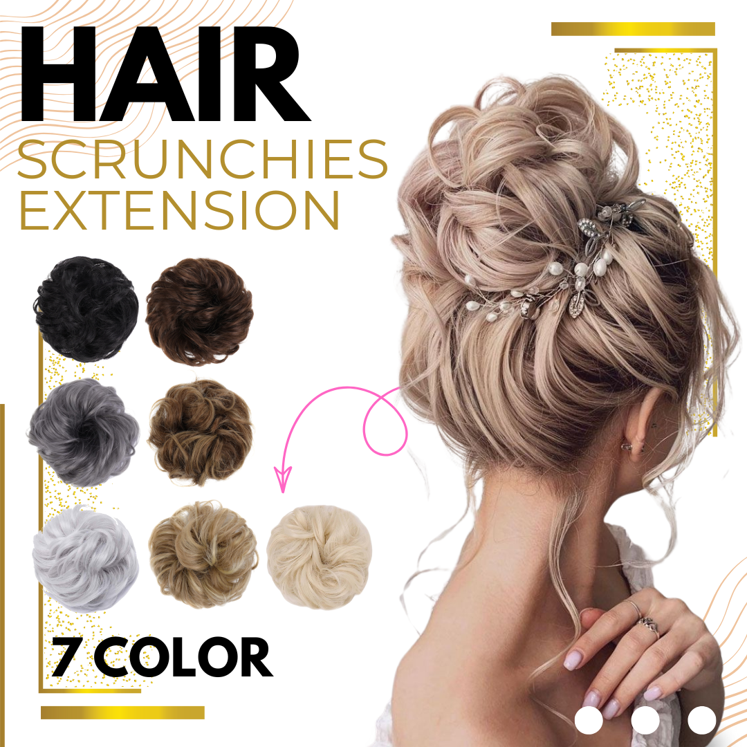 Negusy™ Messy Buns Hair Extension Scrunchie | Your 5-Second Hairstyle Hack