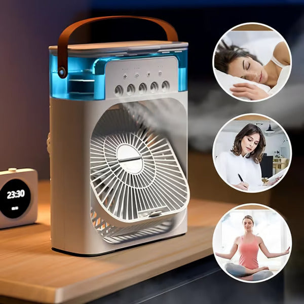 Summer Hot Sale 49% OFF🔥Portable Humidifier Air Cooler Mist Fan