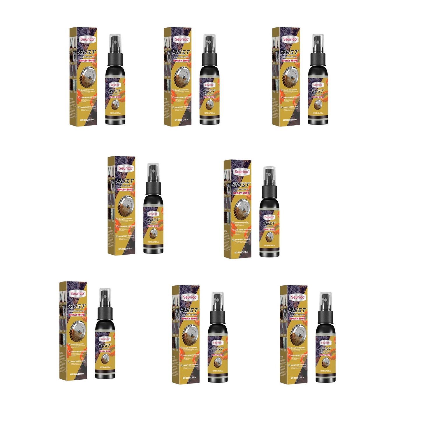 🔥 Seurico™ Immediate Brilliance Metal Cleaner and Rust Eliminator ✨ (For tools, fences, doors, vehicles, kitchenware, and more)