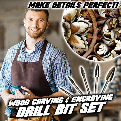 Seurico™ Woodworking Carving and Engraving Drill Bit Kit