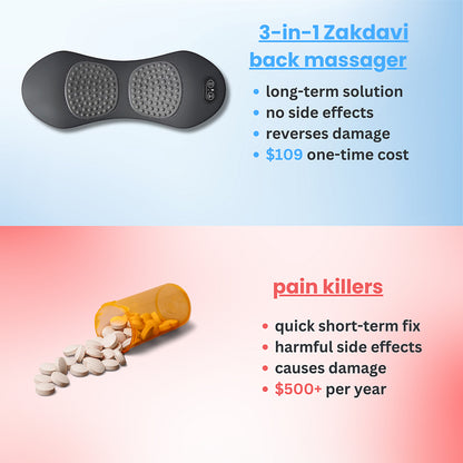 Zakdavi™ 3-in-1 back massager