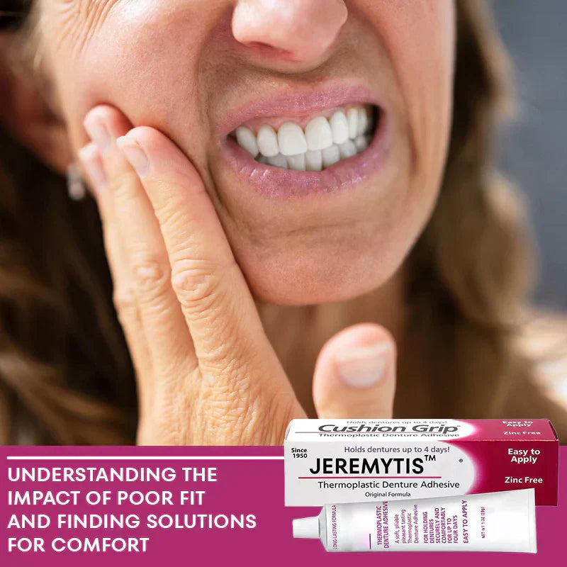 ⏰[Official Brand Store 24-Hours Promotion Buy 1 Get 2 Free] JEREMYTIS™ Thermoplastic Denture Adhesive