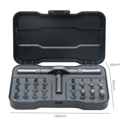 🔥 24-in-1 Magnetic Ratchet Screwdriver Set – Compact, Portable & Versatile