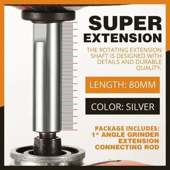 Angle Grinder Extension Rod(feed plate): Effortlessly Reach Tight Areas and Boost Work Efficiency