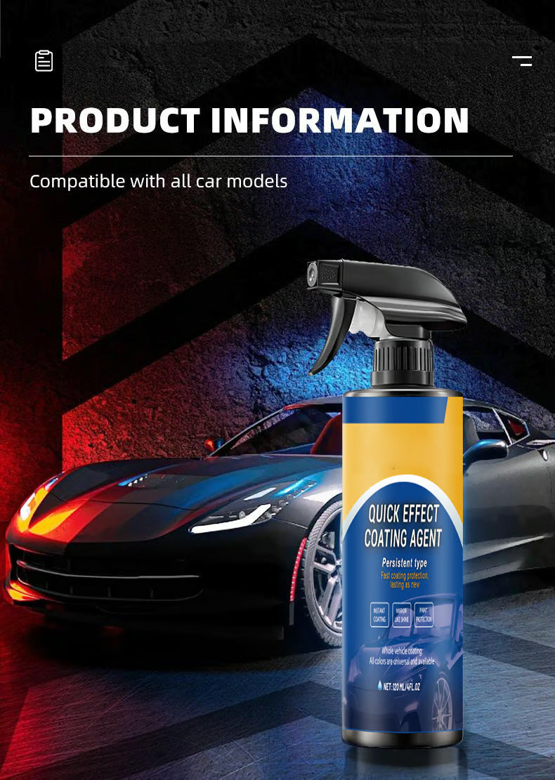 🔥2025 Hot Sale🔥Advanced Car Quick-acting Coating Agent Spray✨(Bonus towel included with every purchase!)