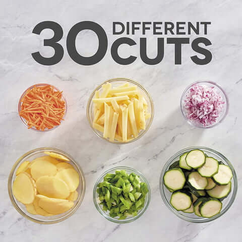 Five-in-one vegetable slicer, cut, slice, plan and chop, make it easy!