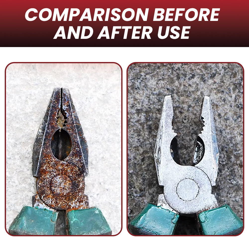 🔥 Seurico™ Immediate Brilliance Metal Cleaner and Rust Eliminator ✨ (For tools, fences, doors, vehicles, kitchenware, and more)