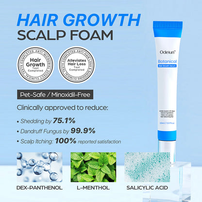 Odeiun™ Botanical Hair Growth Serum with Roll-On Applicator