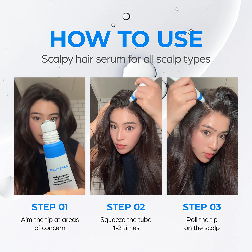 Odeiun™ Botanical Hair Growth Serum with Roll-On Applicator