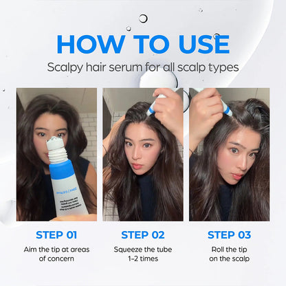 Odeiun™ Botanical Hair Growth Serum with Roll-On Applicator