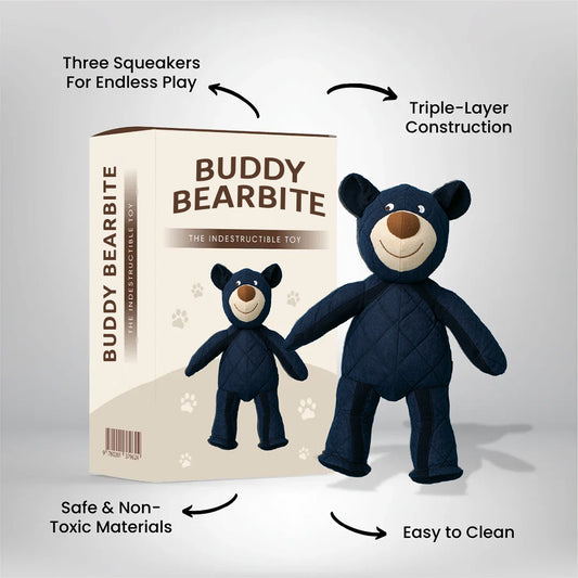 2025 New Buddy BearBite for frequent chewers🦮🐕‍🦺