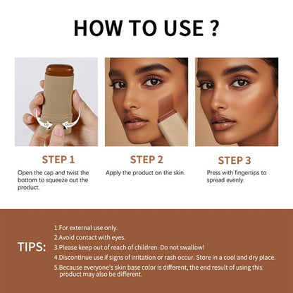 🔥🔥Foundation Stick Beauty Balm Serum Boosted Skin Tint🎁free-concealer-brush