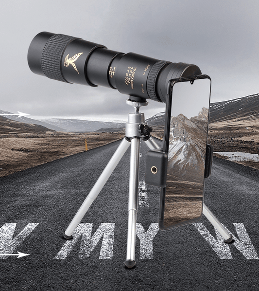 Zakdavi™ 2025 New 10–300x Zoom Monocular Telescope with 4K HD Clarity | 34mm Super Telephoto Lens