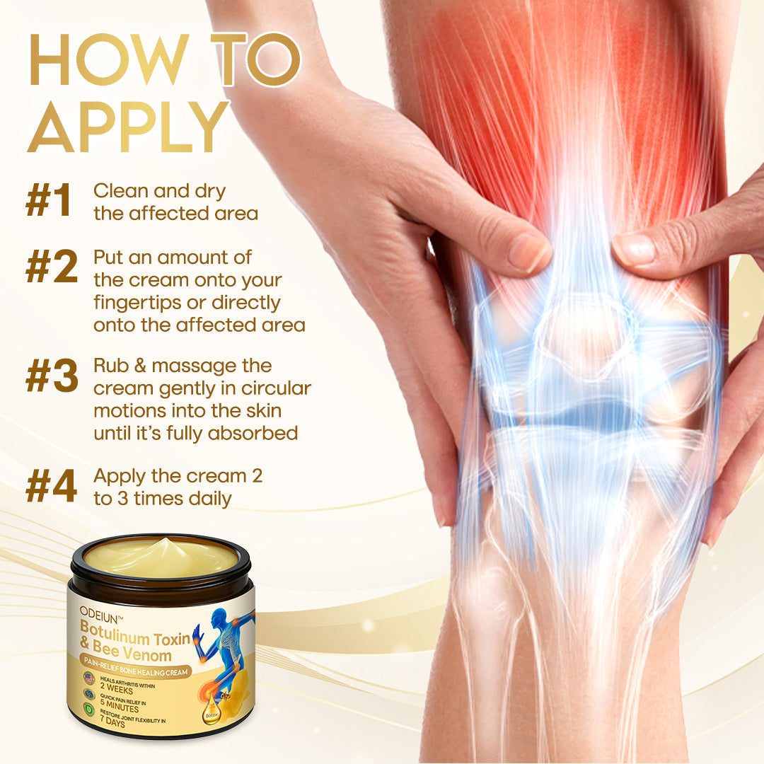 Comfort for Joints ⚡ | Odeiun™ Orthopedic Cream • Bee Venom + Botulinum • AAOS-Inspired