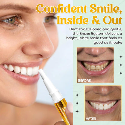 Seurico™ RadiantWhite Whitening Pen — Dual-Peroxide + Xylitol Formula-Brighter Smiles in Days — Anytime, Anywhere