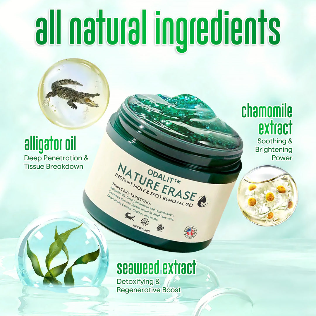 ✅Official Store: ODALIT™ Nature Erase Instant Mole & Spot Removal Gel