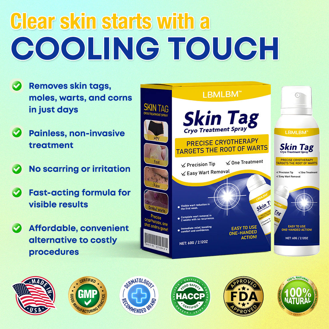 ❄️ LBMLBM™ Skin Tag Cryo Treatment Spray — Fast Freezing At-Home Removal ✨