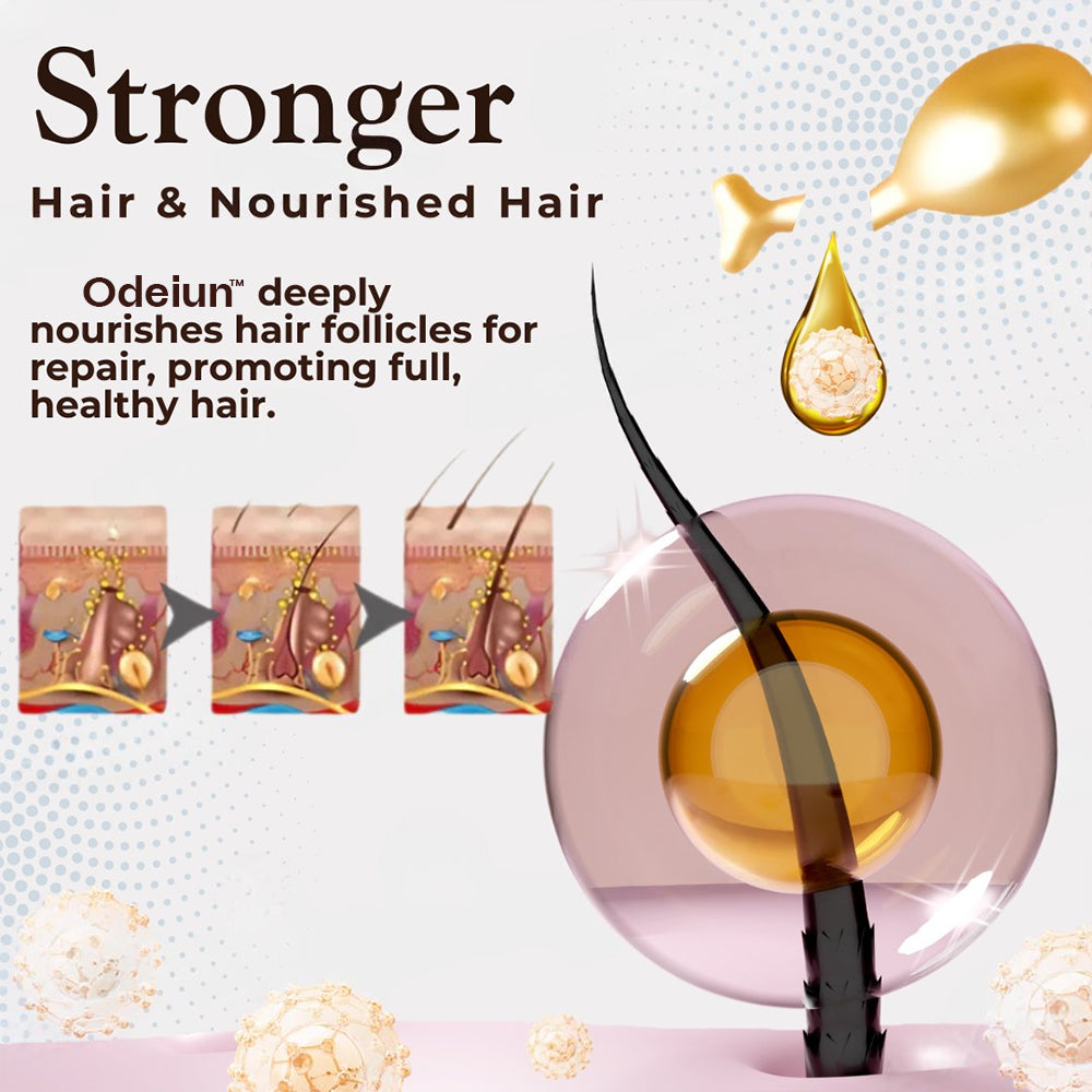 Odeiun™ Hair Renewal Capsules: Nourish for Thicker, Fuller Hair ✨