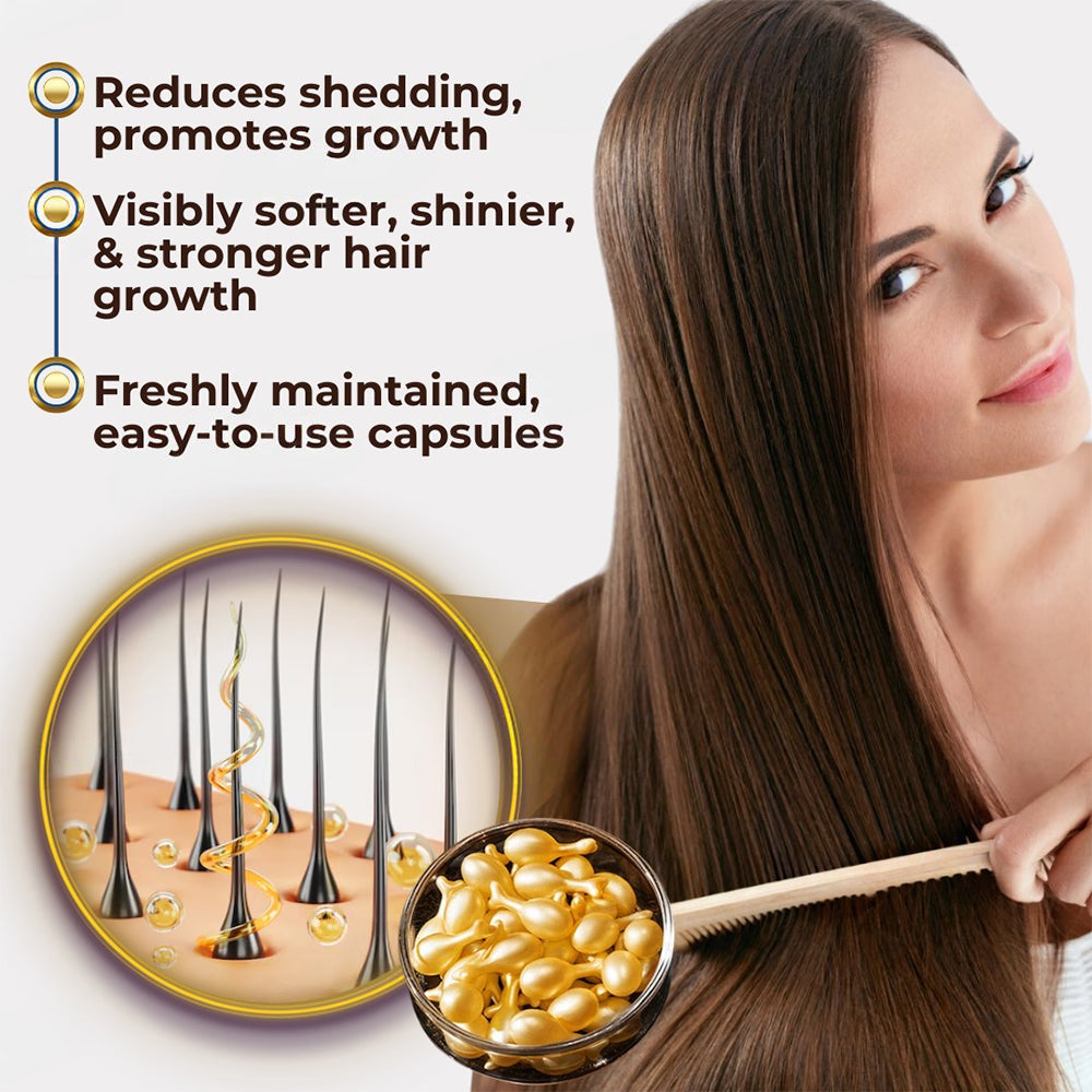 Odeiun™ Hair Renewal Capsules: Nourish for Thicker, Fuller Hair ✨