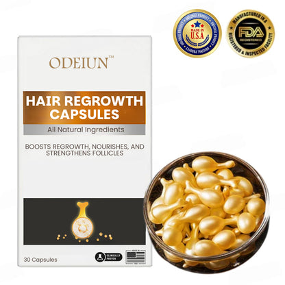 Odeiun™ Hair Renewal Capsules: Nourish for Thicker, Fuller Hair ✨