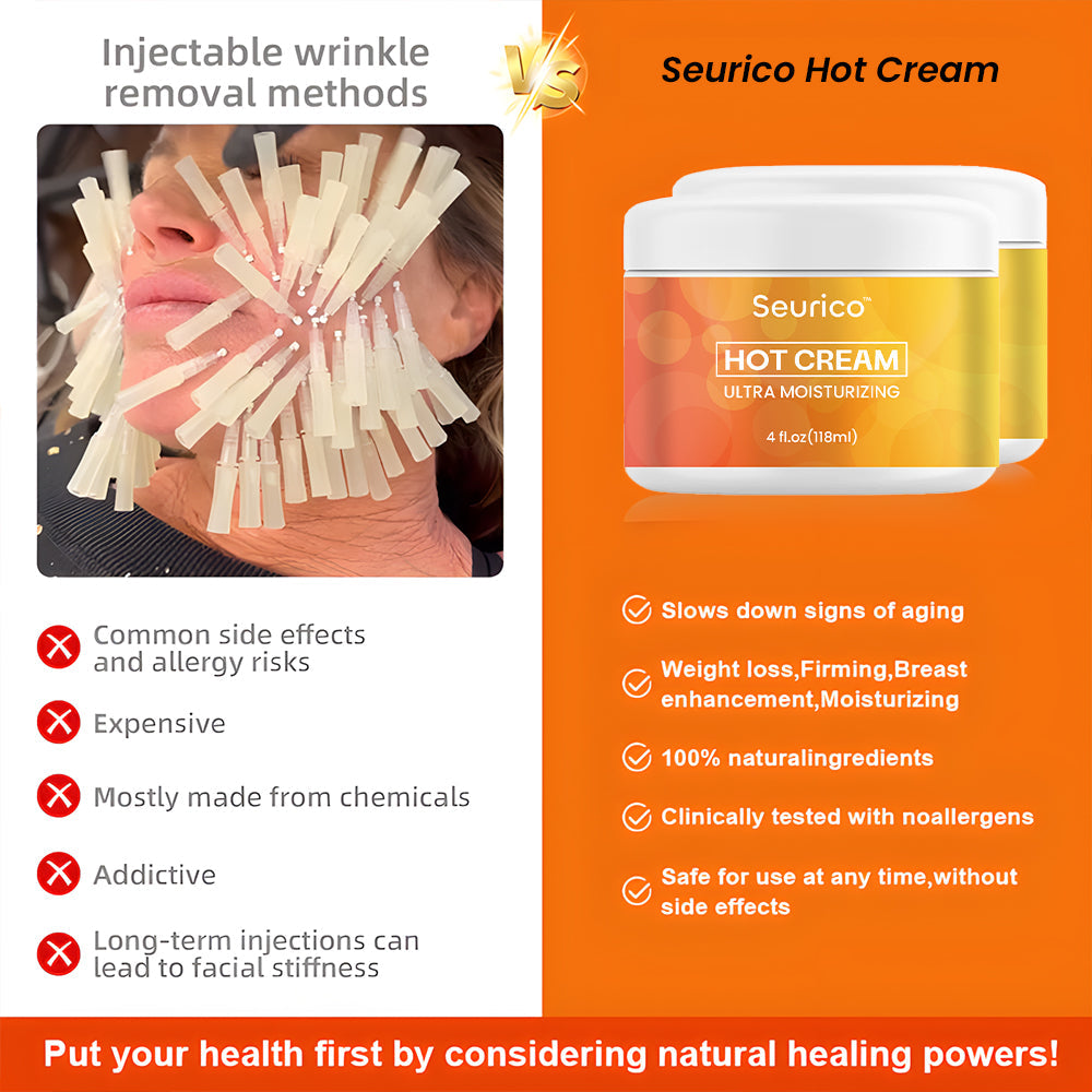 Seurico™ Hot Cream – Lift Saggy Skin, Reduce Wrinkles & Cellulite Fast