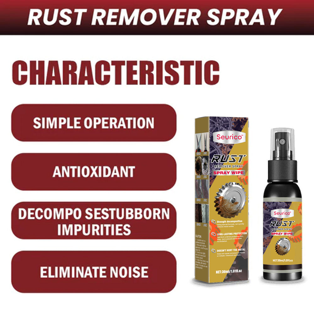 🔥 Seurico™ Immediate Brilliance Metal Cleaner and Rust Eliminator ✨ (For tools, fences, doors, vehicles, kitchenware, and more)